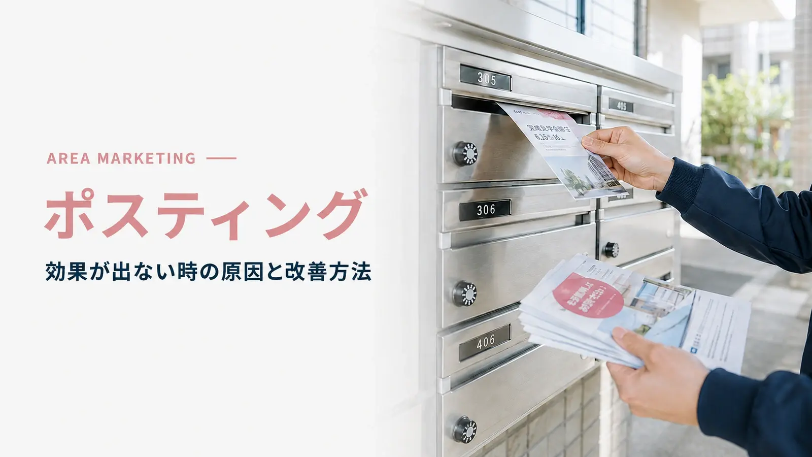 ポスティングの効果が出ない時の原因と改善方法